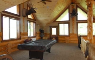 lodge interior game room