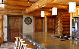 lodge interior kitchen