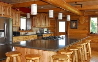 lodge interior kitchen