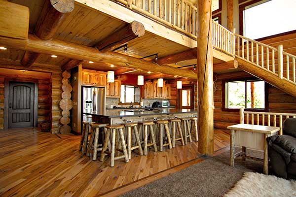 lodge interior kitchen