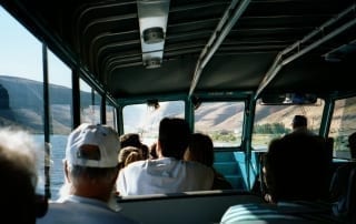 Photo of a Bus Tour During One of Our Most Recent Idaho Family Vacations