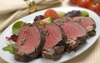 An appetizing spread of delectable buffalo steaks.