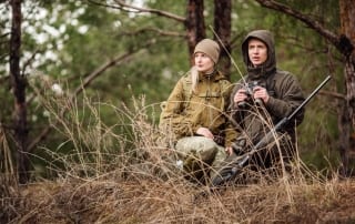 A couple searches for elk during their romantic hunting trip.