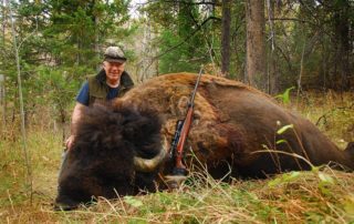 Buffalo hunting is a unique experience you can try at Rocky Mountain Elk Ranch in Idaho