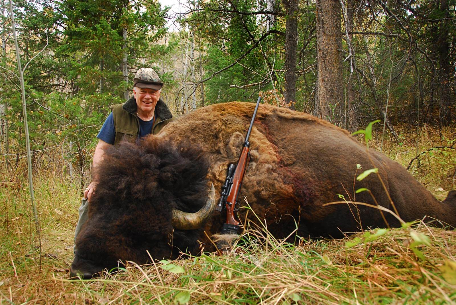 Buffalo hunting is a unique experience you can try at Rocky Mountain Elk Ranch in Idaho